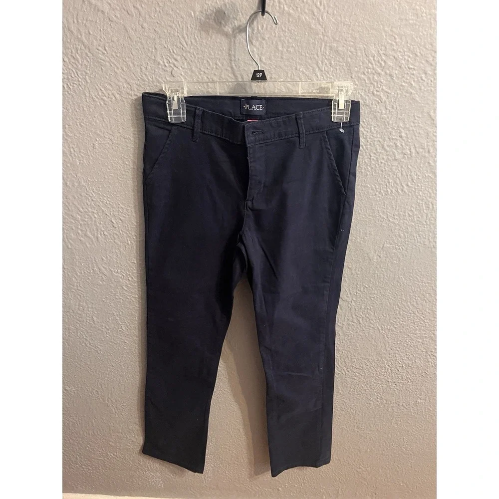 Girls Size 10PChildren's PLACE Chinos‎ Pants Navy Blue